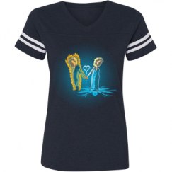 Ladies Relaxed Fit Vintage Sports Tee
