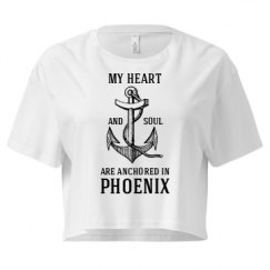 Ladies Festival Cali Crop Top Tee