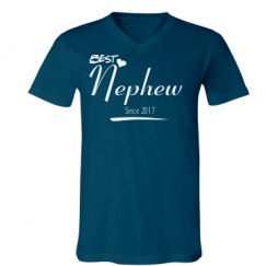 Unisex V-Neck Jersey Tee