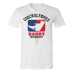 Unisex V-Neck Jersey Tee