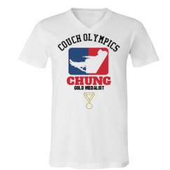 Unisex V-Neck Jersey Tee