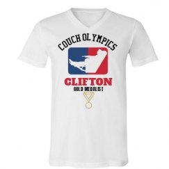 Unisex V-Neck Jersey Tee