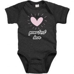 Customize Your Own Heart Baby Bodysuit
