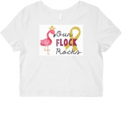 Ladies Slim Fit Crop Top Tee