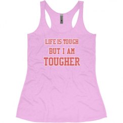 Ladies Slim Fit Super Soft Racerback Triblend Tank