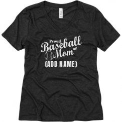 Ladies Relaxed Fit Super Soft Triblend V-Neck Tee