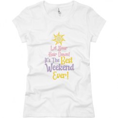 Ladies Slim Fit Basic Promo Jersey Tee