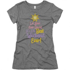 Ladies Slim Fit Super Soft Triblend Tee