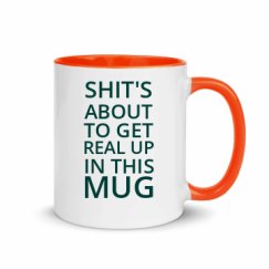 11oz Ceramic Mug with Color Inside