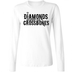 Ladies Relaxed Fit Basic Long Sleeve Tee