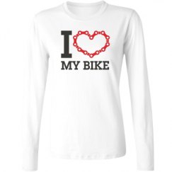 Ladies Relaxed Fit Basic Long Sleeve Tee