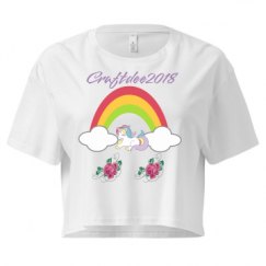 Ladies Festival Cali Crop Top Tee