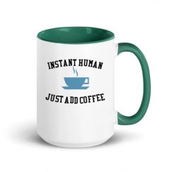 15oz Ceramic Mug with Color Inside