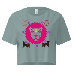 Ladies Festival Cali Crop Top Tee