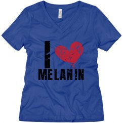 Ladies Relaxed Fit V-Neck Tee