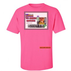 Unisex Ultra Cotton Safety Neon Crewneck Tee