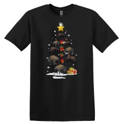 Bison Lover Cool Bison Christmas Tree Bison Lovers