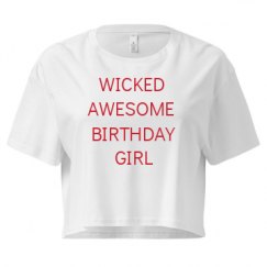 Ladies Festival Cali Crop Top Tee