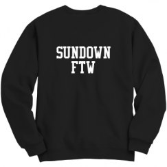 Unisex Film and Foil Crewneck Sweatshirt