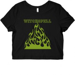 Ladies Slim Fit Crop Top Tee