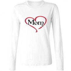 Ladies Relaxed Fit Basic Long Sleeve Tee