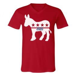 Unisex V-Neck Jersey Tee