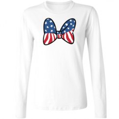 Ladies Relaxed Fit Basic Long Sleeve Tee
