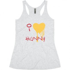 Ladies Slim Fit Super Soft Racerback Triblend Tank