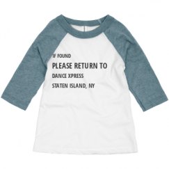 Toddler 3/4 Sleeve Raglan Tee