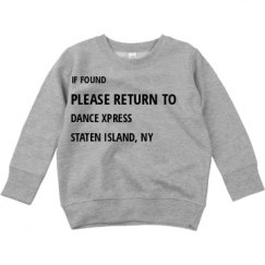 Toddler Crewneck Basic Promo Sweatshirt