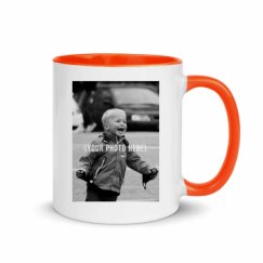 11oz Ceramic Mug with Color Inside