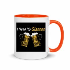 11oz Ceramic Mug with Color Inside