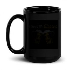15oz Black Glossy Mug