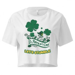 Ladies Festival Cali Crop Top Tee