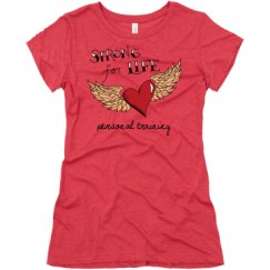 Ladies Slim Fit Super Soft Triblend Tee