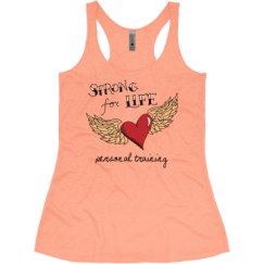Ladies Slim Fit Super Soft Racerback Triblend Tank
