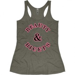 Ladies Slim Fit Super Soft Racerback Triblend Tank