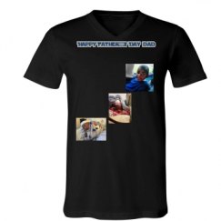 Unisex V-Neck Jersey Tee