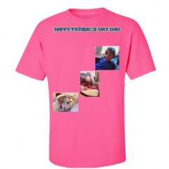 Unisex Ultra Cotton Safety Neon Crewneck Tee