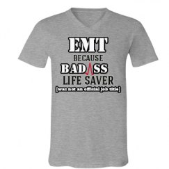 Unisex V-Neck Jersey Tee