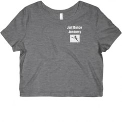 Ladies Slim Fit Crop Top Tee