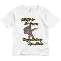White Youth (Mrs. Shelia) Birthday Shirt