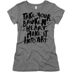 Ladies Slim Fit Super Soft Triblend Tee