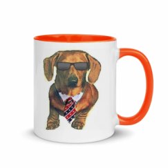 11oz Ceramic Mug with Color Inside