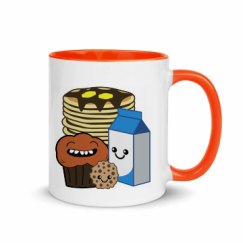 11oz Ceramic Mug with Color Inside