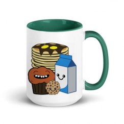 15oz Ceramic Mug with Color Inside