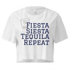 Ladies Festival Cali Crop Top Tee