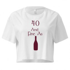 Ladies Festival Cali Crop Top Tee