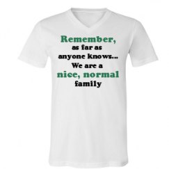 Unisex V-Neck Jersey Tee