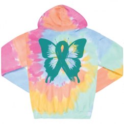 Unisex Tie-Dye Fleece Hoodie